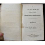 THOMAS PAINE: THE RIGHTS OF MAN..., Greenock John Sharp, 1832, 2 parts in one, contemporary half