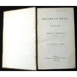 CHARLES LAMB: ROSAMUND GRAY, RECOLLECTIONS OF CHRIST~S HOSPITAL ETC ETC, London, Edward Moxon, 1835,