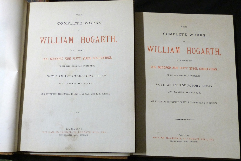 WILLIAM HOGARTH: THE COMPLETE WORKS..., intro James Hannay, descriptive letterpress by John - Image 2 of 7