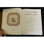 W G JOHN: NANTGARW PORCELAIN, Newport, R H Johns, 1948, 1st edition, 64 plates including 23 coloured