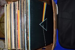 BOX CONTAINING LPS, MAINLY POP MUSIC