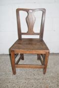 SMALL RUSTIC STYLE BEDROOM CHAIR, HEIGHT APPROX 86CM