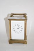 SMALL LATE 19TH CENTURY CARRIAGE CLOCK