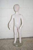 SMALL TAILOR'S DUMMY, HEIGHT APPROX 102CM