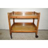 LARGE VINTAGE SERVING TROLLEY, APPROX 89 X 58CM