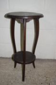 SMALL CIRCULAR PLANT STAND, APPROX 38CM DIAM