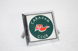 SMALL PLASTIC BAG CONTAINING CARAVAN CLUB BADGE ETC