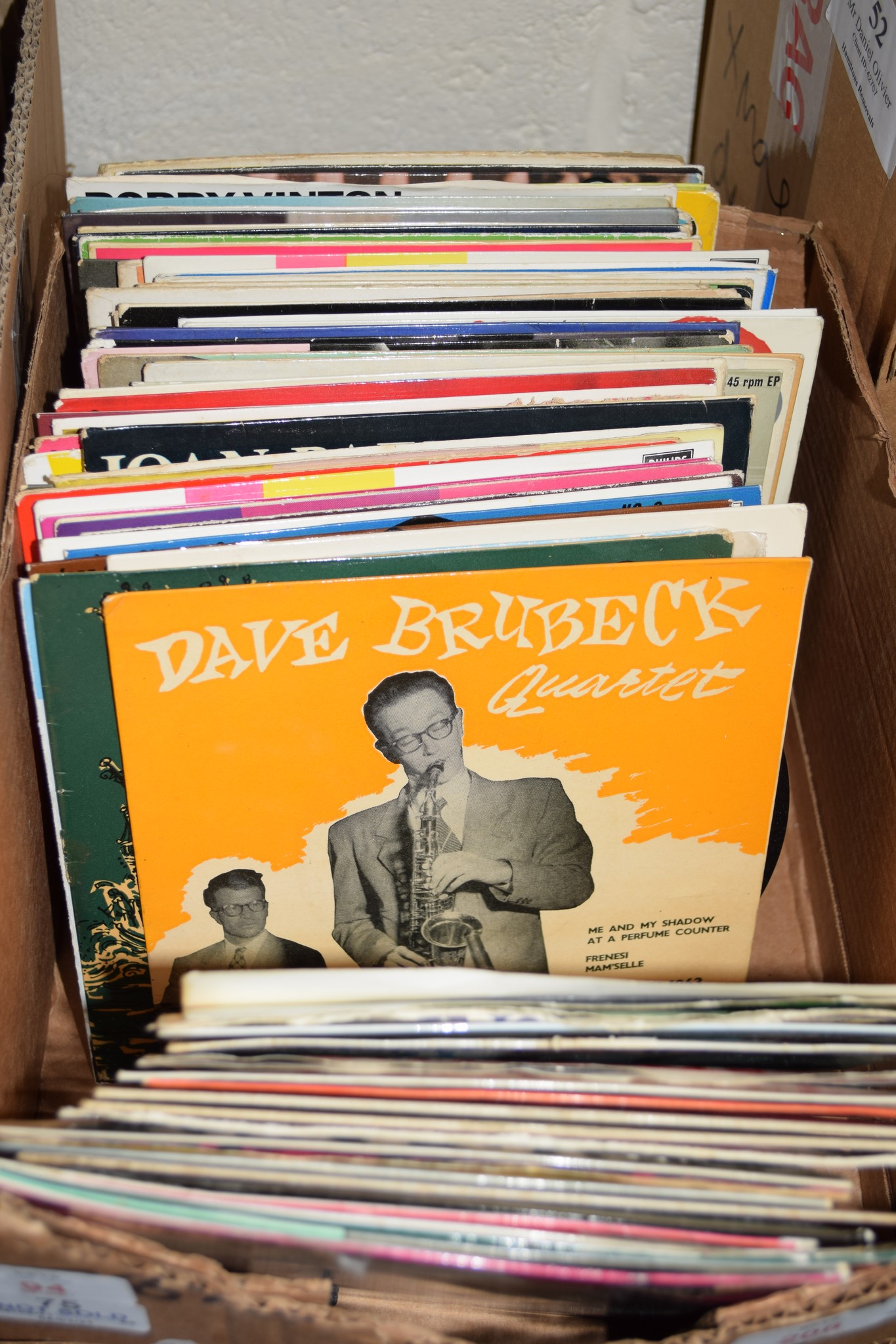 BOX CONTAINING 45RPM RECORDS - Image 2 of 3