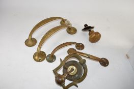 BRASS DOOR HANDLES ETC