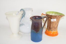 FOUR CERAMIC JUGS, ONE BY MYOTT & SON