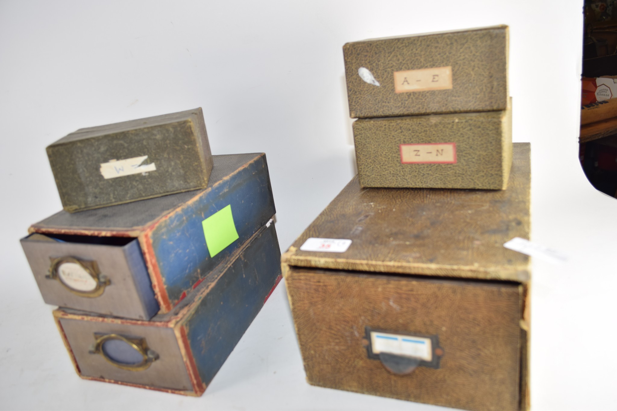 VARIOUS BOXES AND SOME CARD INDEX FILING BOXES - Image 2 of 2