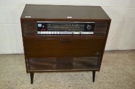 VINTAGE GRUNDIG CABINET HI-FI SYSTEM WITH INSET RADIO/AMPLIFIER AND RECORD DECK, CIRCA 1960S,