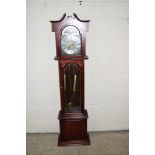 MODERN "GRANDMOTHER" CLOCK BY C WOOD & SON, 31-DAY MOVEMENT WITH ROMAN CHAPTER RING, APPROX HEIGHT