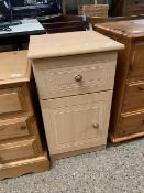 SMALL BEDSIDE CABINET, WIDTH APPROX 39CM