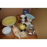 CERAMIC KITCHEN ITEMS, BOWLS ETC INCLUDING ROYAL WORCESTER STRAWBERRY FAIR BOWL ETC