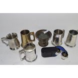 PEWTER TANKARDS