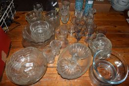 GLASS WARES AND CERAMIC ITEMS