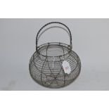 SMALL WIRE WORK BASKET