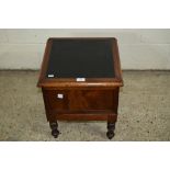 MAHOGANY COMMODE CABINET