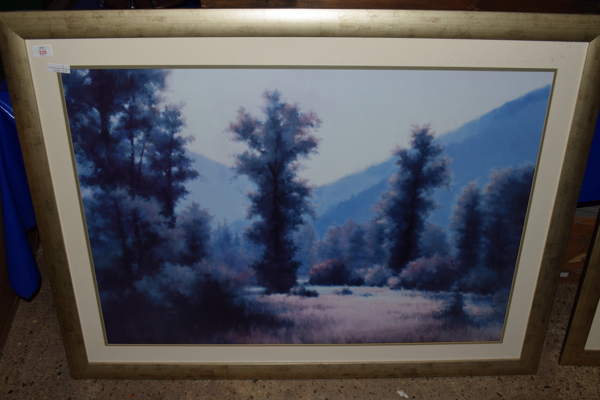 LARGE PRINT OF A MOUNTAIN SCENE