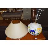 LARGE TABLE LAMP AND SHADE