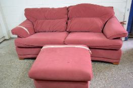 THREE SEATER SOFA, LENGTH APPROX 218CM