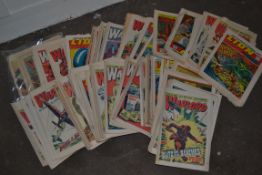 BOX OF MAINLY 1970S COMICS INCLUDING WAR LORD, LION AND THUNDER, VALIANT AND LION ETC