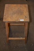 WOODEN ARTIST'S/SCHOOL TYPE STOOL