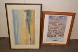 TWO MODERN FRAMED PRINTS OF SHERINGHAM