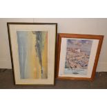 TWO MODERN FRAMED PRINTS OF SHERINGHAM