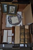 BOX OF HARMSWORTH'S UNIVERSAL ENCYCLOPAEDIA BY J A HAMERTON TOGETHER WITH A BOXED ROYAL WORCESTER