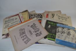 VINTAGE SHEET MUSIC TO INCLUDE LAWRENCE WRIGHT ETC