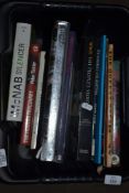 BOX OF MIXED BOOKS TO INCLUDE WORLD WAR II PEOPLES STORIES ETC