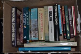 BOX OF MIXED BOOKS TO INCLUDE MOST SECRET WAR, LOG OF THE CENTURION, CONNECTIONS ETC