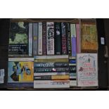 BOX OF MIXED BOOKS TO INCLUDE THE REVENANT, HEROES BY NIGEL CAWTHORNE ETC