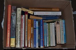 BOX OF MIXED BOOKS INCLUDING NATURES MASTERPIECE, THE HANDBOOK OF RIDING ETC