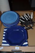 PLATES AND CUTLERY