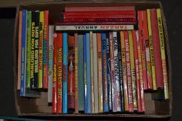 BOX OF CHILDREN'S ANNUALS, MAINLY CIRCA 1970S TO INCLUDE THE DANDY, WAR LORD FOR BOYS ETC