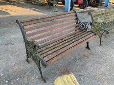 GARDEN BENCH, LENGTH APPROX 125CM