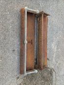 PAIR OF FIRE FENDERS/HEARTH RAILS, EACH LENTH APPROX 100CM