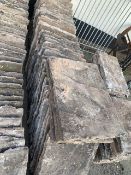 QTY LARGE STONE SLABS APPROX 37, SIZE APPROX 61 X 46CM