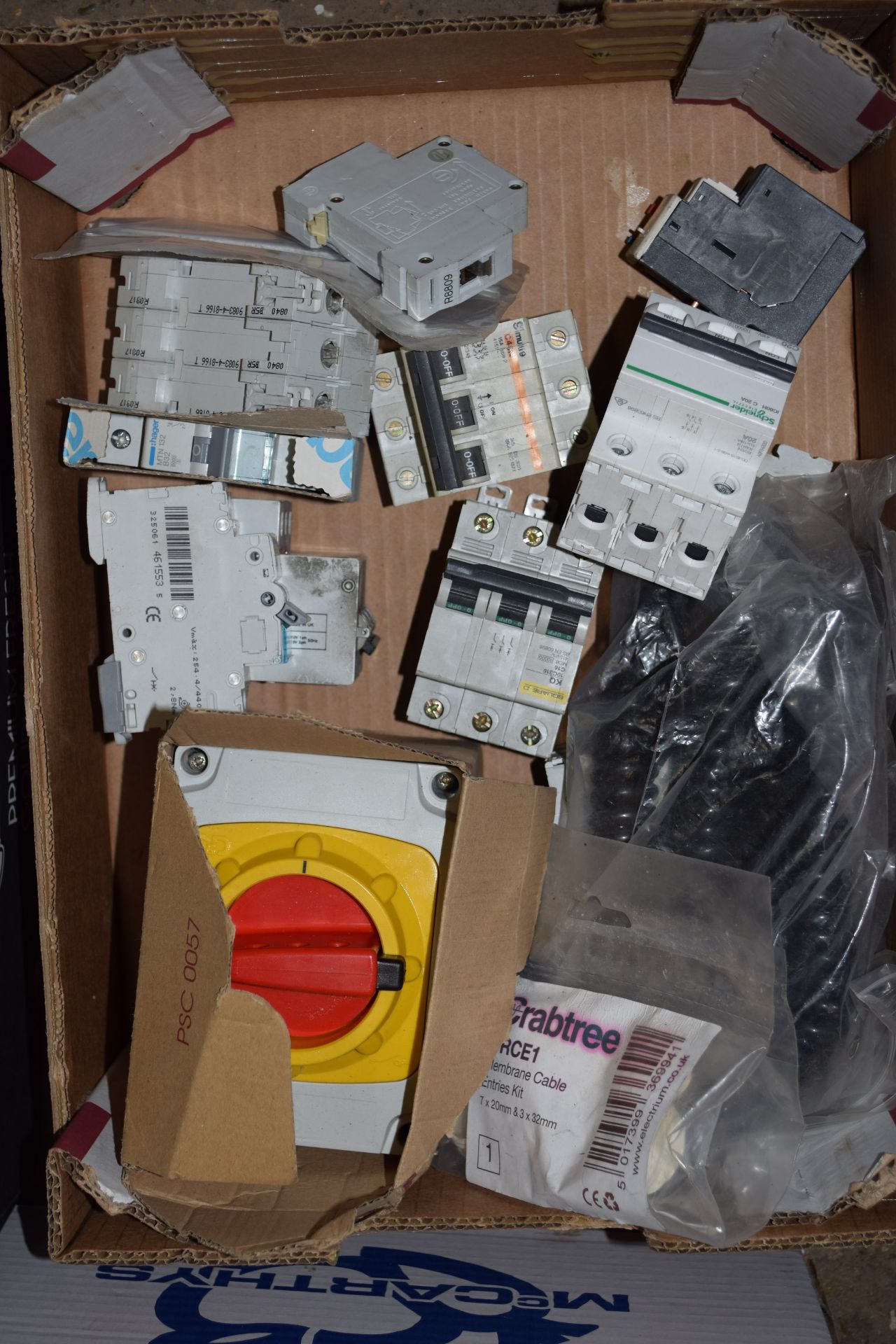 Box of RCD switches