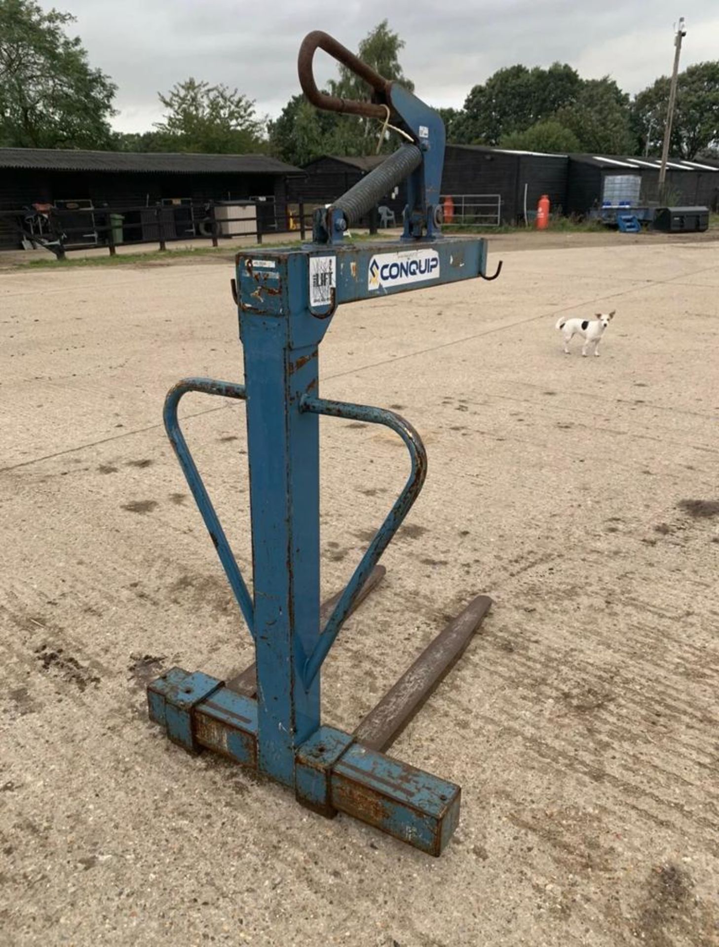 Hiab crane pallet forks