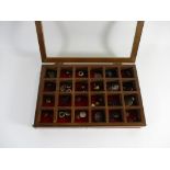 SMALL DISPLAY BOX CONTAINING BUTTONS