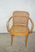 BENTWOOD CANE SEATED CHAIR, WIDTH APPROX 56CM