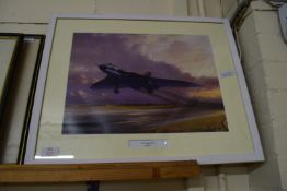 PRINT OF A VULCAN BOMBER BY BARRY PRICE