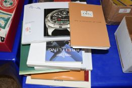 VARIOUS CATALOGUES FOR WRIST WATCHES INCLUDING OMEGA AND TISSOT