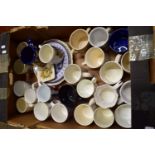 LARGE BOX CONTAINING CERAMIC ITEMS, MAINLY MUGS