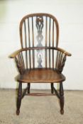 VINTAGE KITCHEN ARMCHAIR APPROX WIDTH 59CM MAX