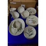 CERAMIC TEA WARES, CUPS, SAUCERS, SMALL PLATES ETC